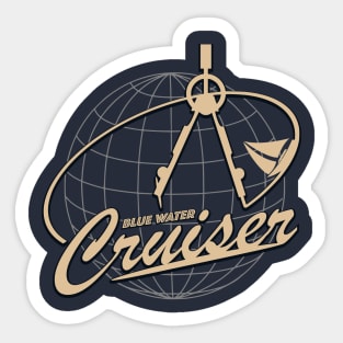 Blue Water Cruiser Sticker